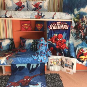 Complementi per la cameretta Spiderman e Supereroi
